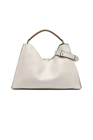 Aurora Bag in sand-tone maxi-grain hammered leather GIANNI CHIARINI | BS12316RNGDBL211